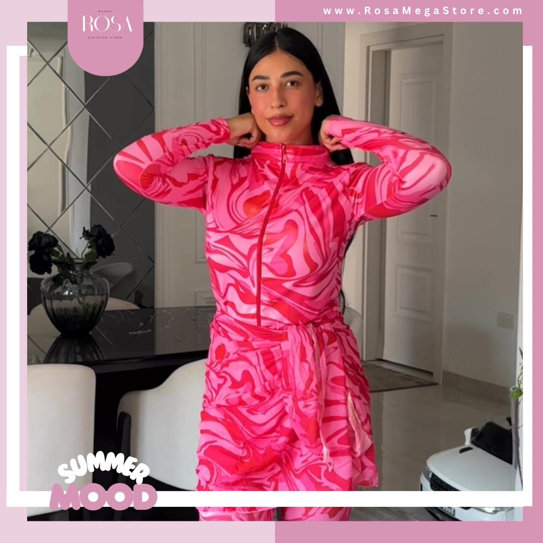 بوركيني hot pink