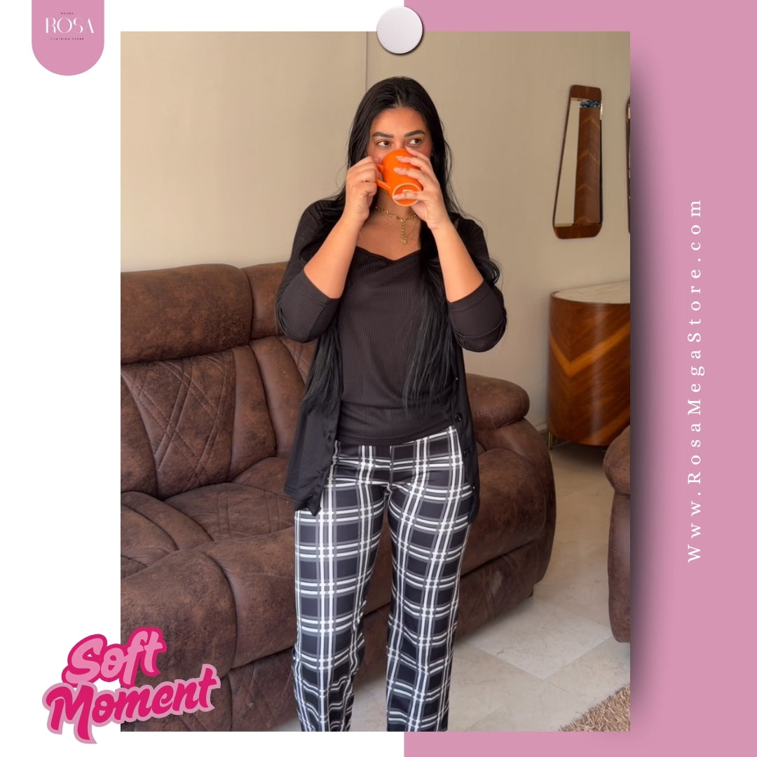 Pjama 3P Black