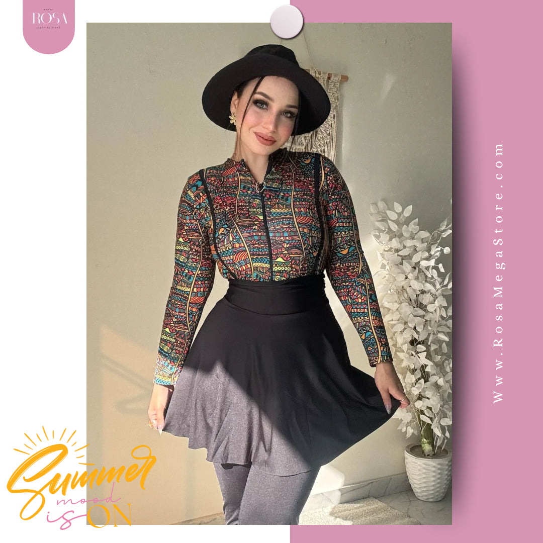 بوركيني ألوان بني