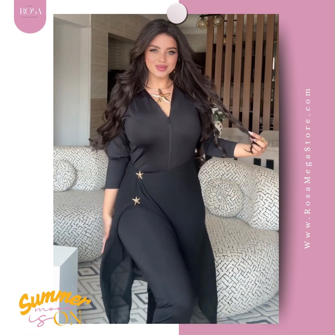 Chiffon cover-up black only