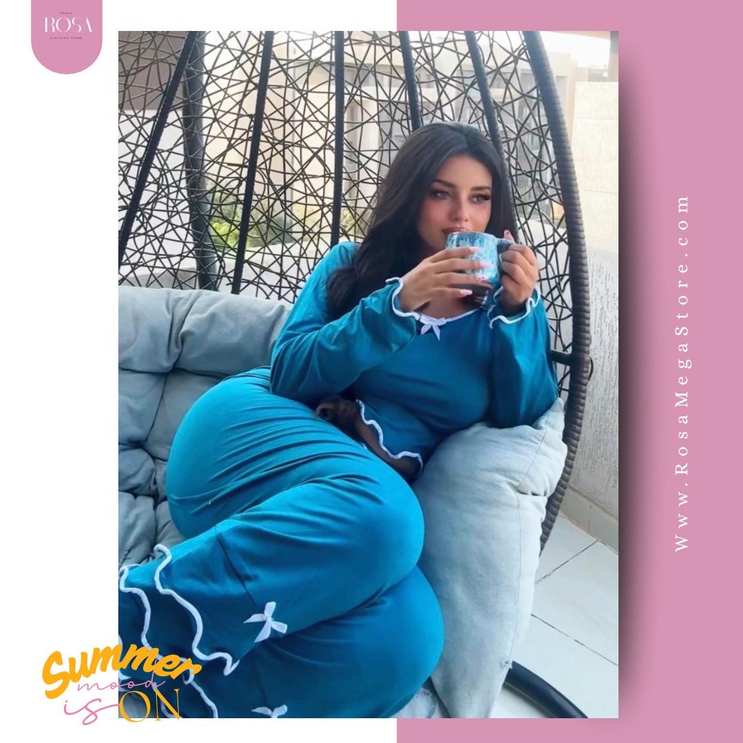 Pjama Teal Beeh