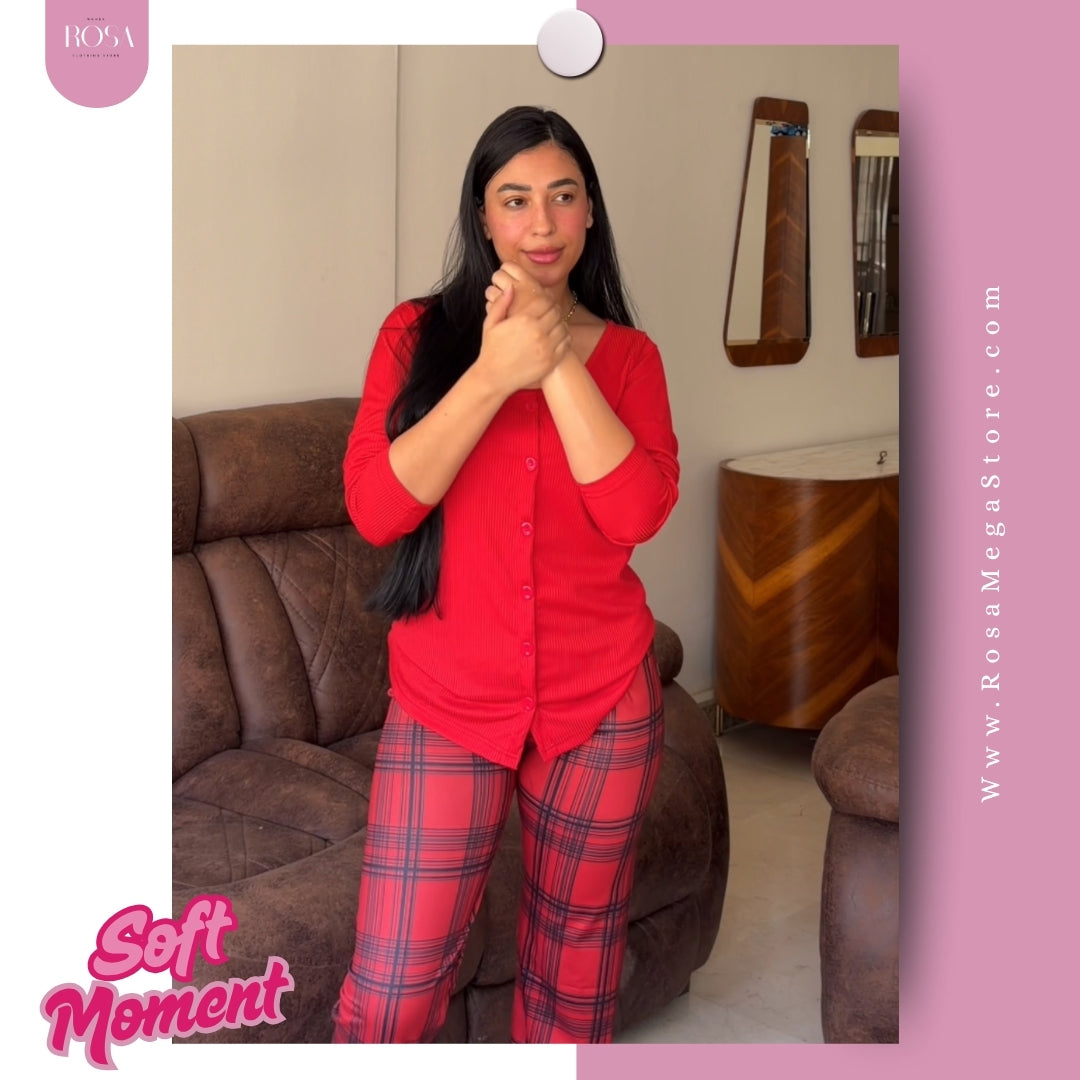 Pjama 3P Red