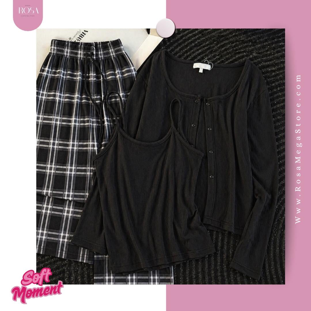 Pjama 3P Black