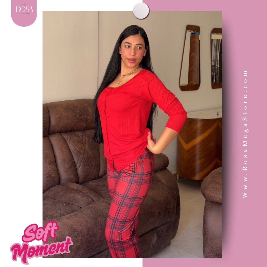 Pjama 3P Red