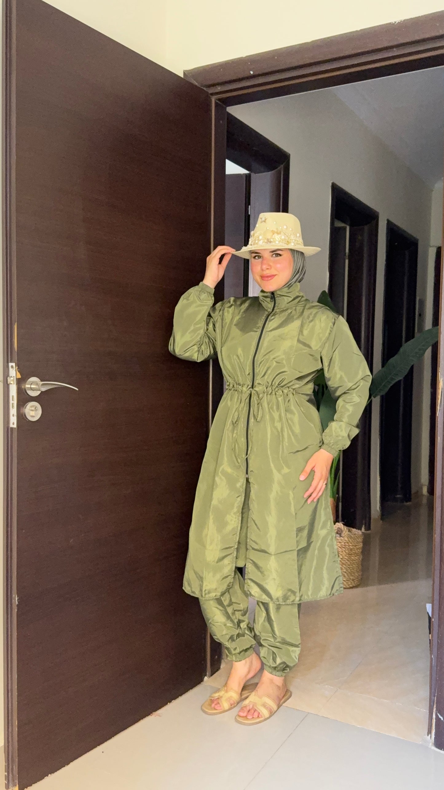 Modest Kahki Green