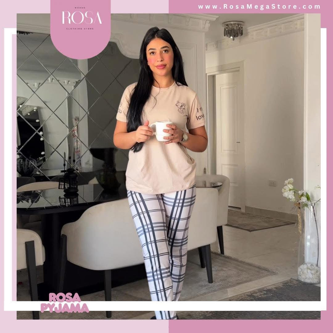 بيجامه نص بيج قطه