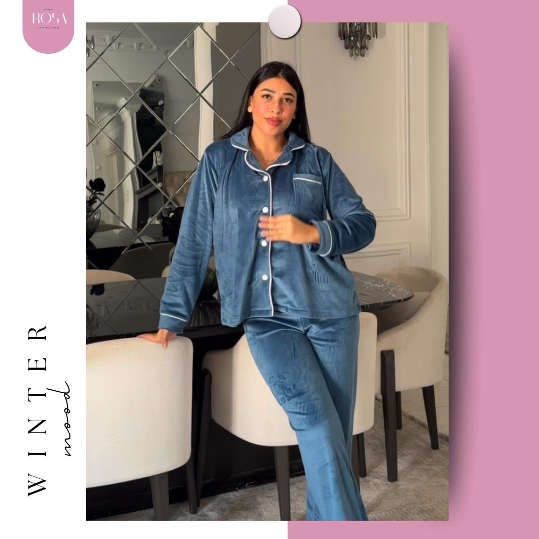 بيجامه هايدي ازرق جينز