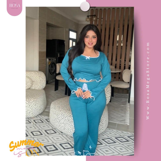Pjama Teal Beeh