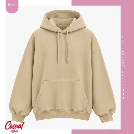 Hoodie beige