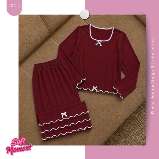 Pjama Burgundy Beeh