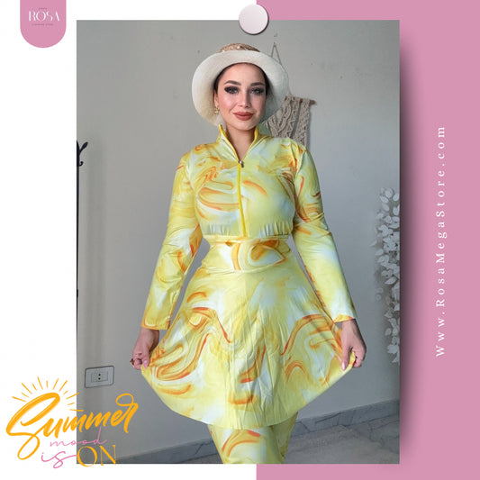 بوركيني اصفر 4P