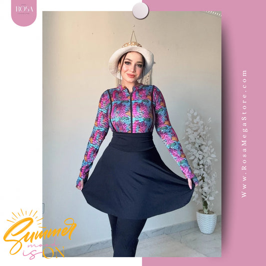 بوركيني جلد اصفر